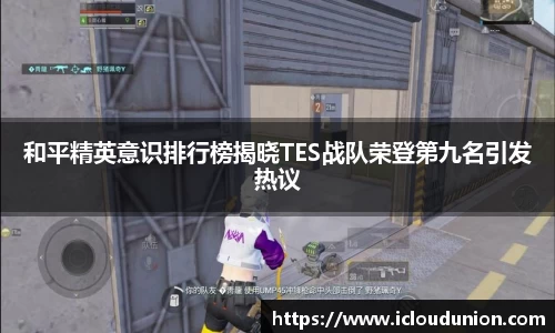 和平精英意识排行榜揭晓TES战队荣登第九名引发热议